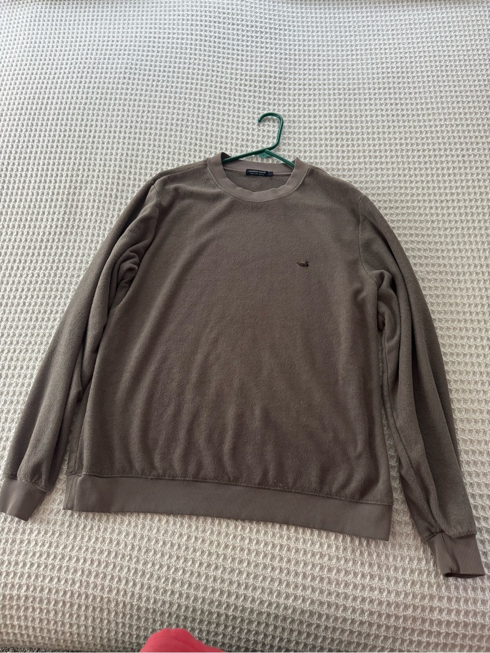 Southern Marsh SEAWASH Newell French Terry Crewneck Sweatshirt Taupe Small